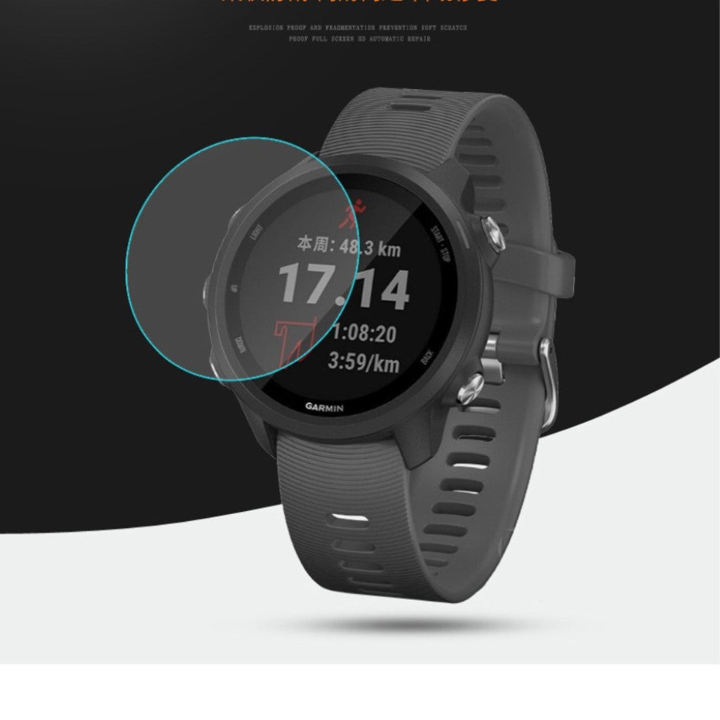 Garmin Forerunner 245 Plastik  HD Skærmbeskytter - Gennemsigtig#serie_055