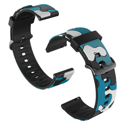 22mm camouflage watch band for Samsung, Huawei and Amazfit watch - Blue#serie_6