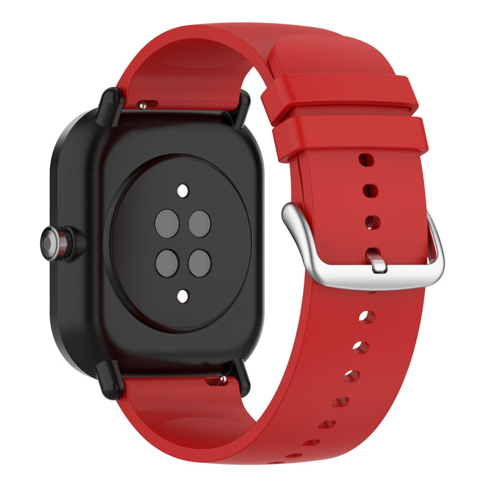 22mm Universal silicone watch strap - Red#serie_4