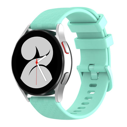 20mm Universal carbon fiber silicone watch strap - Light Green#serie_2
