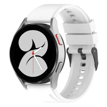 20mm Universal silicone watch strap - White#serie_1