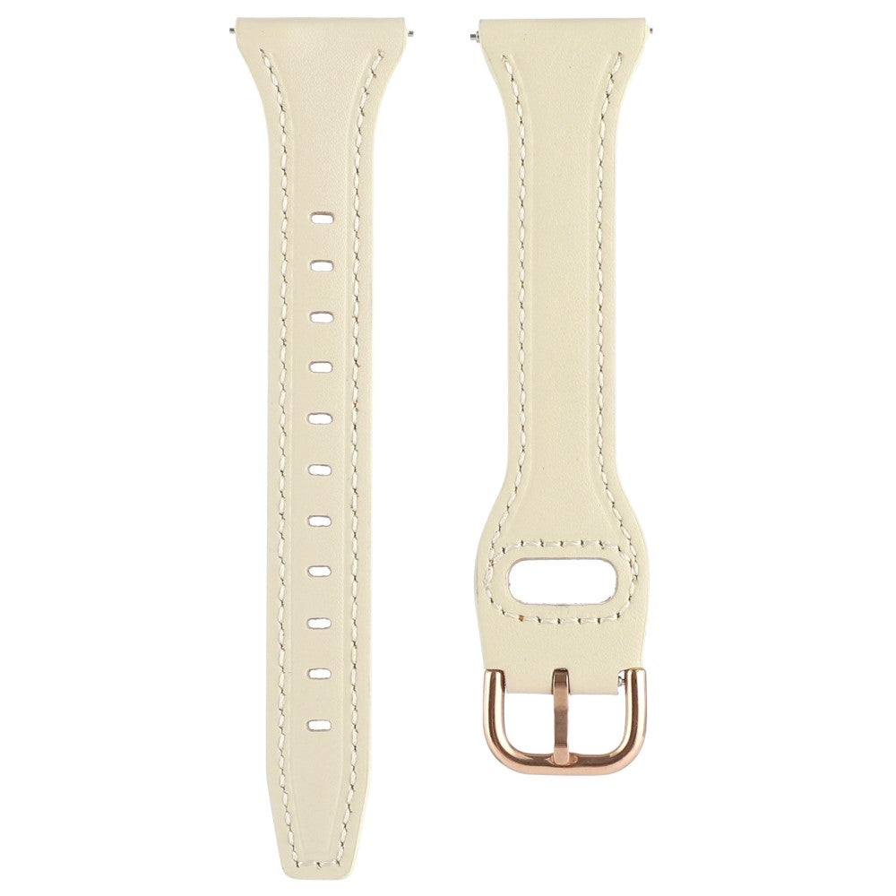 Vildt rart Universal Ægte læder Urrem - Beige#serie_5