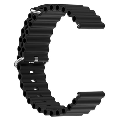 Mega komfortabel Universal Silikone Rem - Sort#serie_1