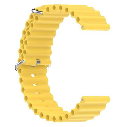 Mega komfortabel Universal Silikone Rem - Gul#serie_8