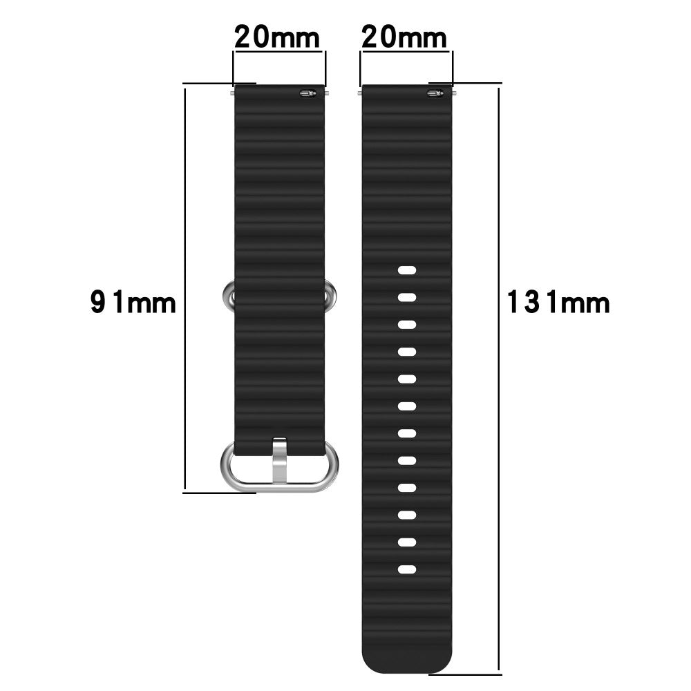 Mega komfortabel Universal Silikone Rem - Gul#serie_8