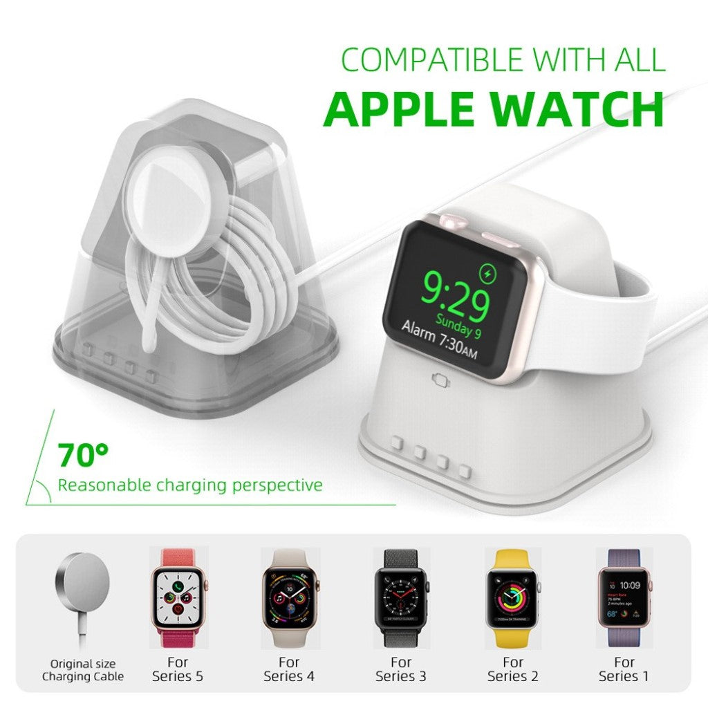 Universal Apple Smartwatch Silikone Holder - Hvid#serie_2