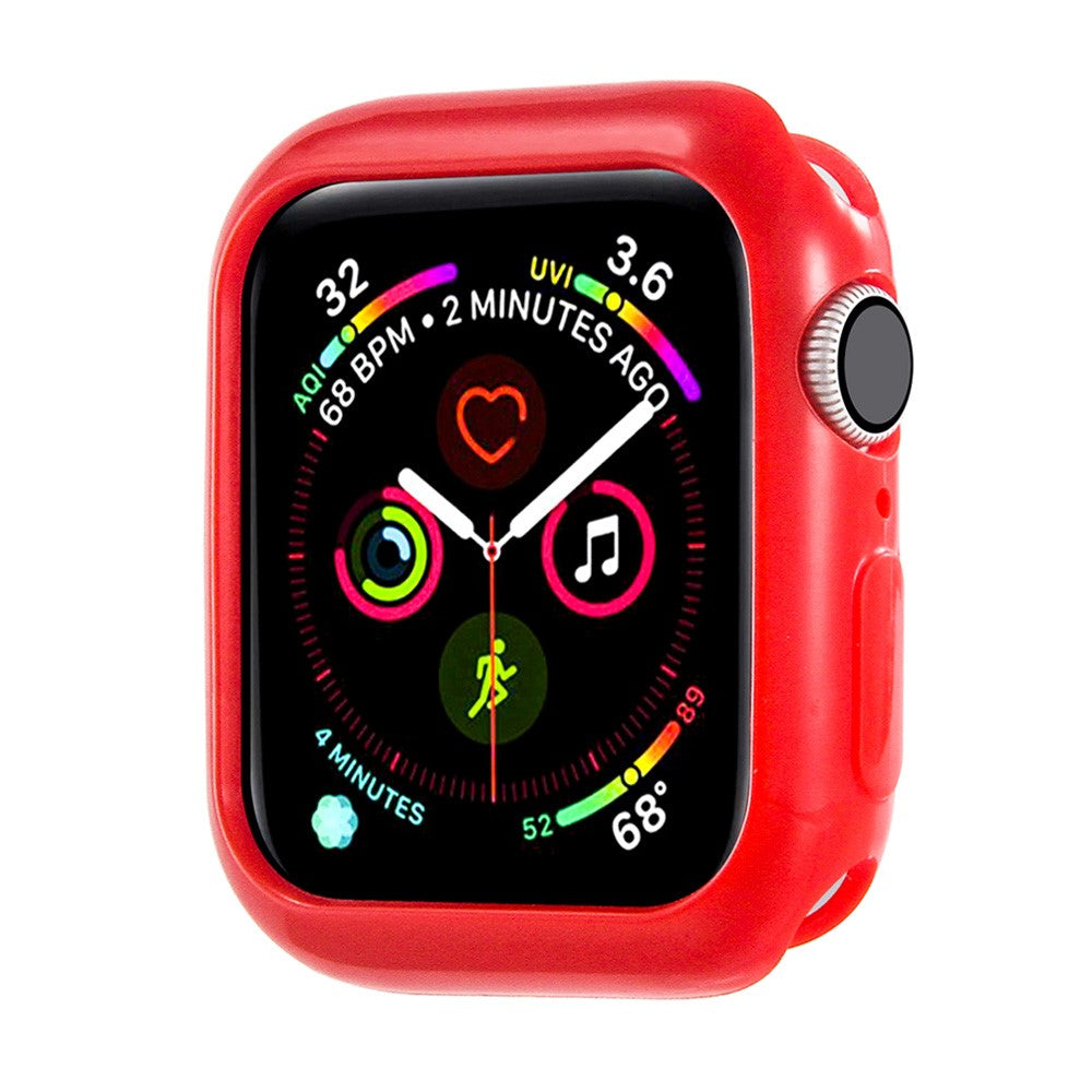 Sort Apple Watch Series 7 41mm Silikone Cover#serie_1