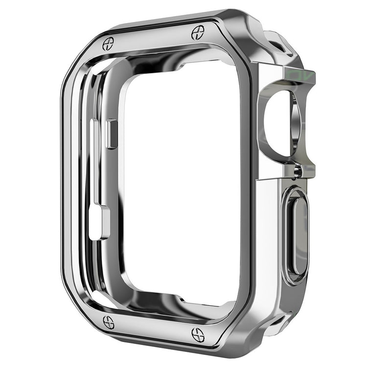 Apple Watch Series 7 41mm  Silikone Bumper  - Sølv#serie_1