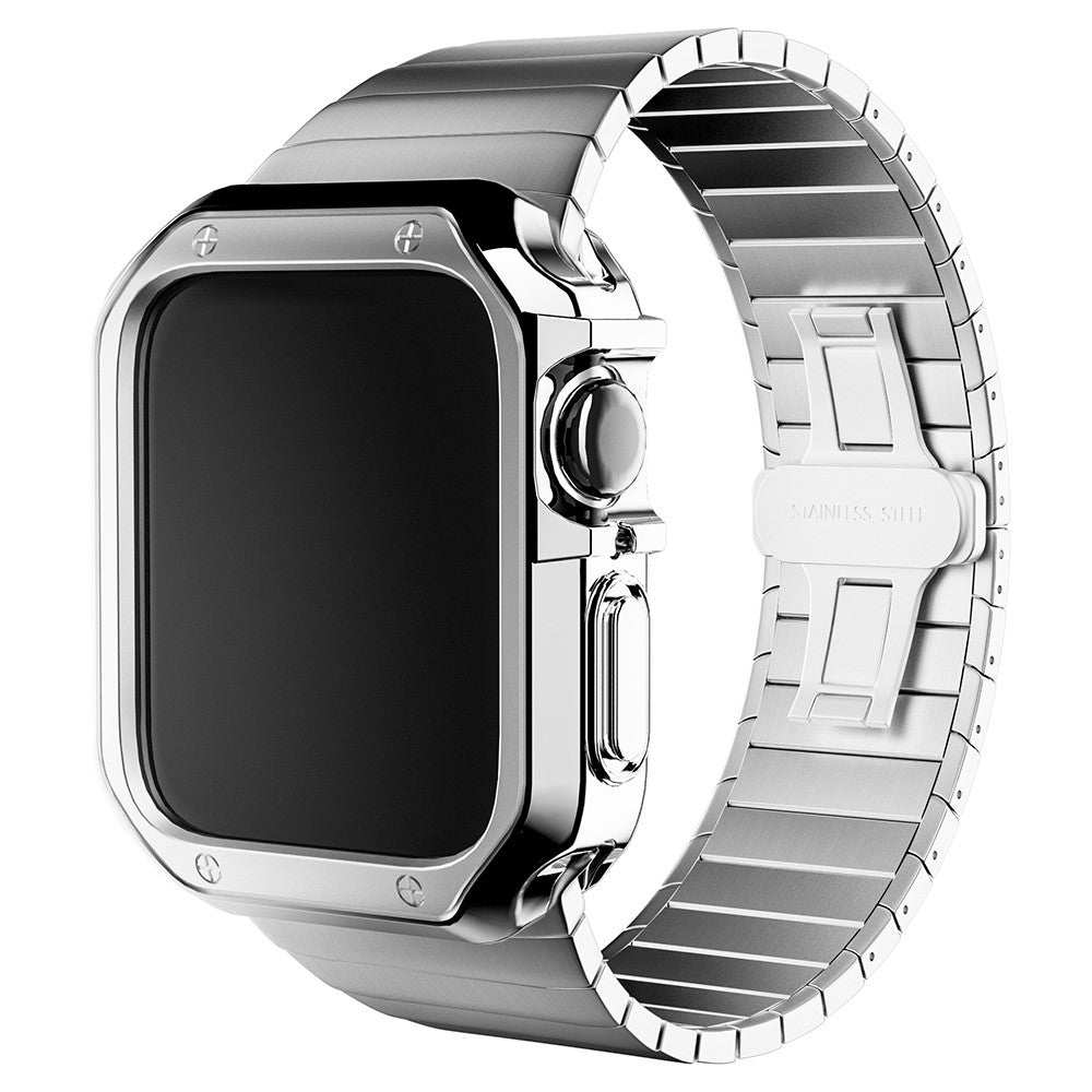 Apple Watch Series 7 41mm  Silikone Bumper  - Guld#serie_4