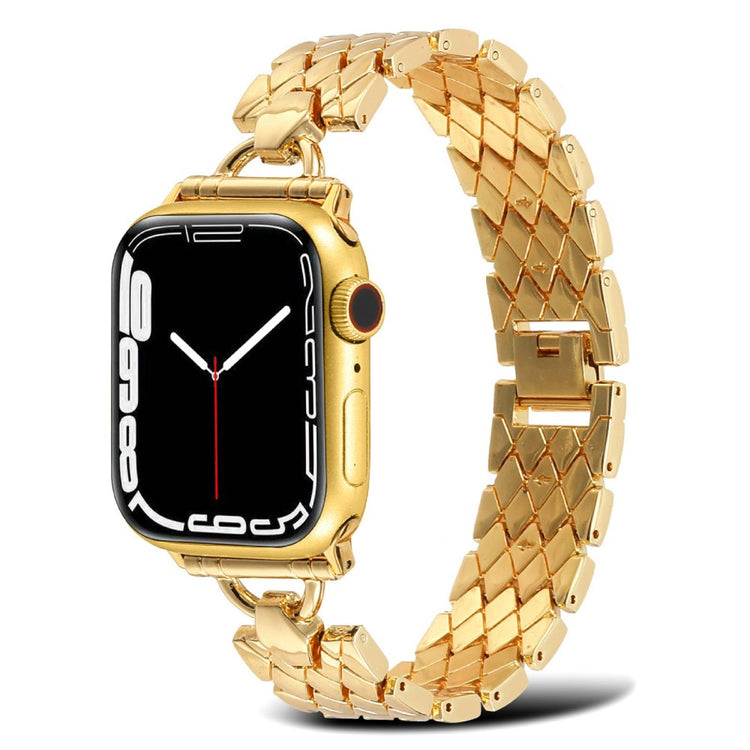 Mega fed Apple Watch Series 7 41mm Metal Urrem - Guld#serie_4