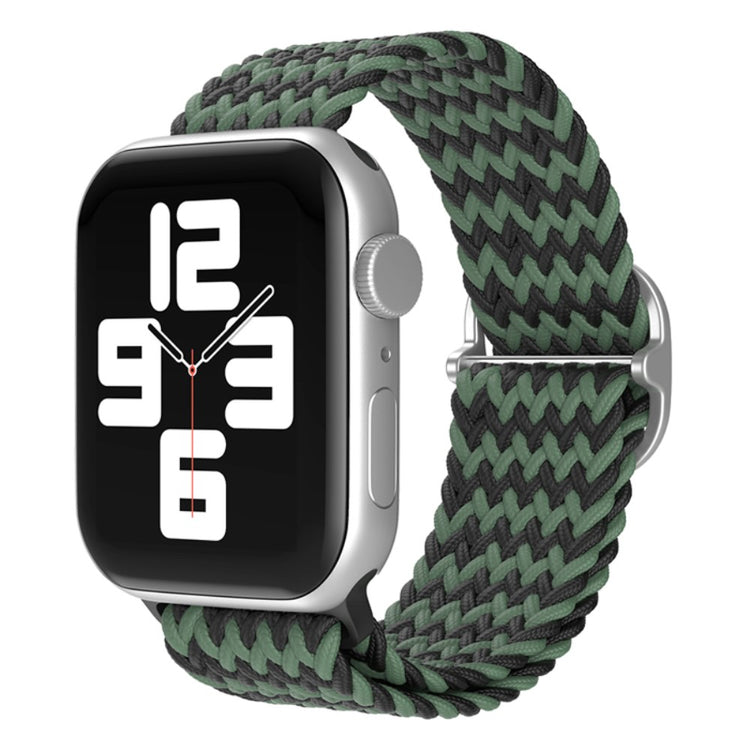 Vildt skøn Apple Watch Series 7 41mm Stof Urrem - Grøn#serie_21