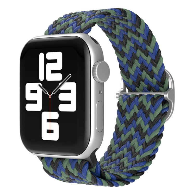 Vildt skøn Apple Watch Series 7 41mm Stof Urrem - Blå#serie_22