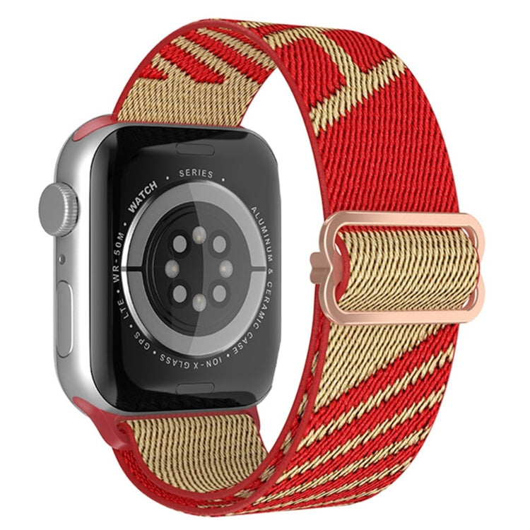 Vildt holdbart Apple Watch Series 7 41mm Nylon Rem - Flerfarvet#serie_3