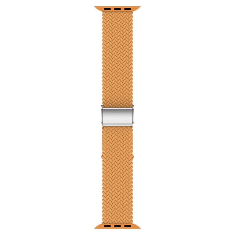 Helt vildt hårdfør Apple Watch Series 7 41mm Stof Urrem - Gul#serie_13