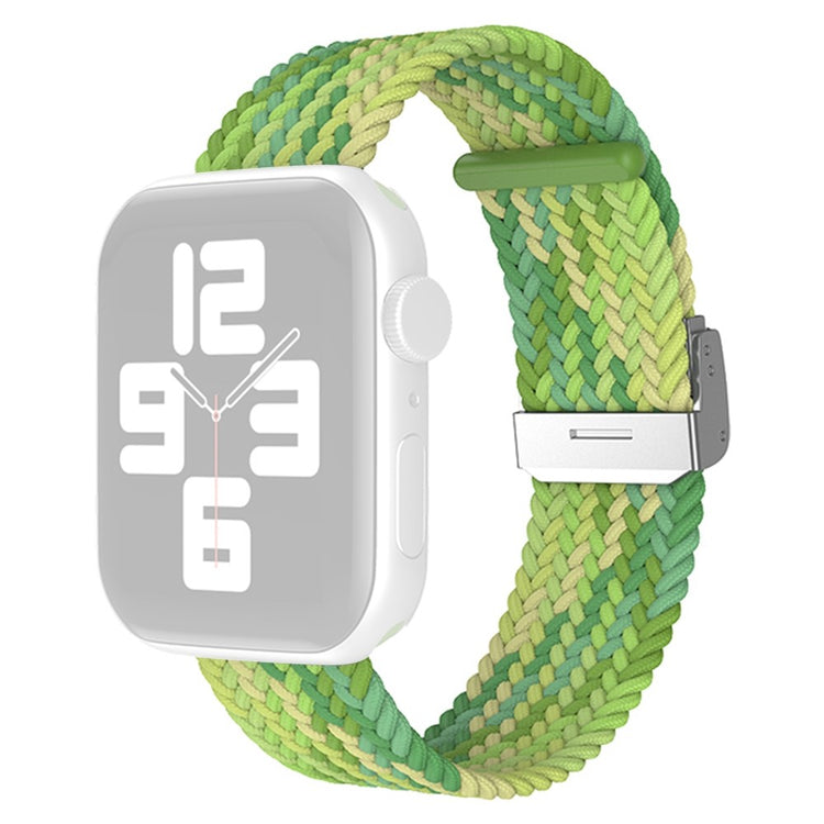Meget godt Apple Watch Series 7 41mm Nylon Rem - Grøn#serie_22