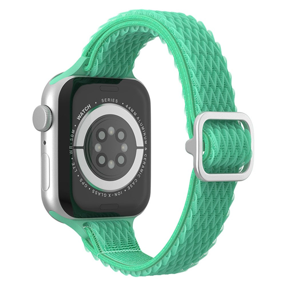 Vildt flot Apple Watch Series 7 41mm Nylon Rem - Grøn#serie_3