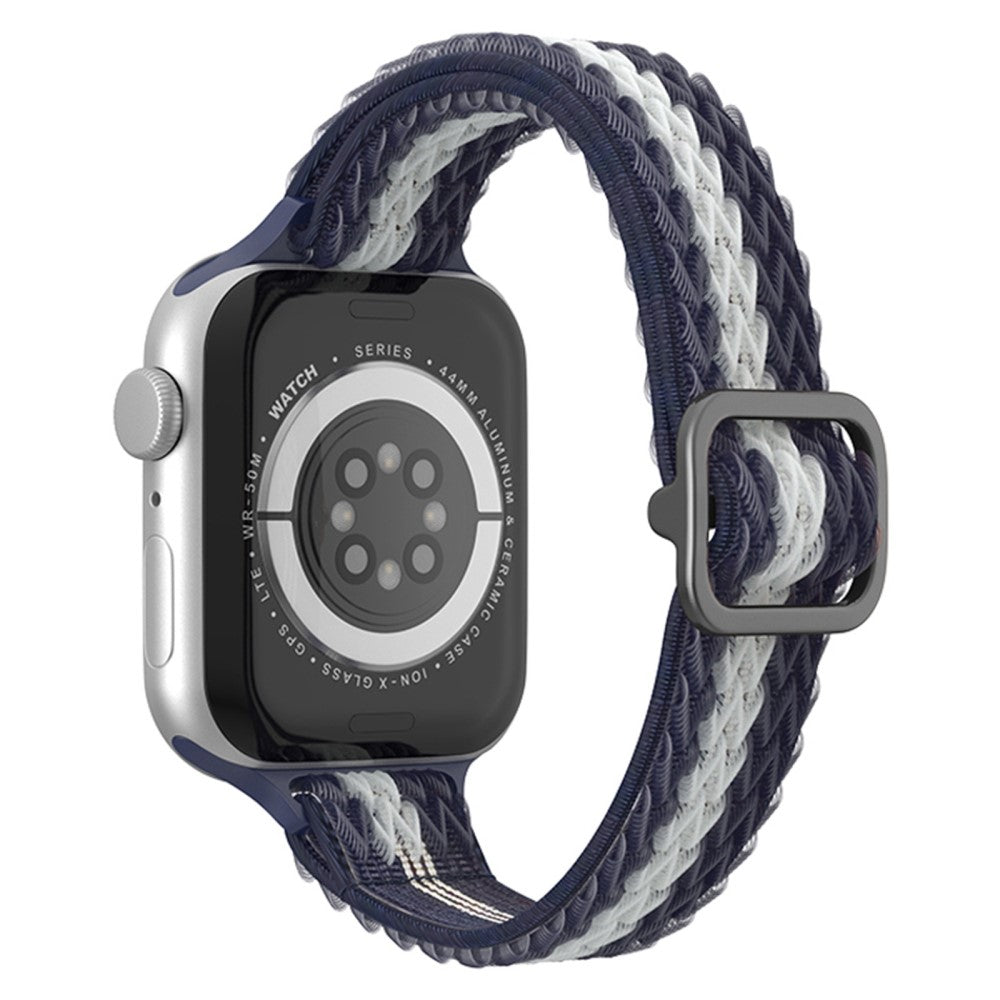 Vildt flot Apple Watch Series 7 41mm Nylon Rem - Blå#serie_8