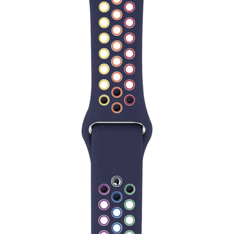 Rigtigt cool Apple Watch Series 7 41mm Silikone Urrem - Blå#serie_9