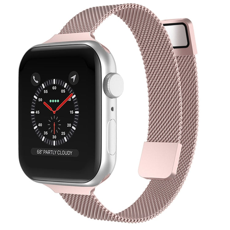 Rigtigt flot Apple Watch Series 7 41mm Metal Urrem - Pink#serie_1