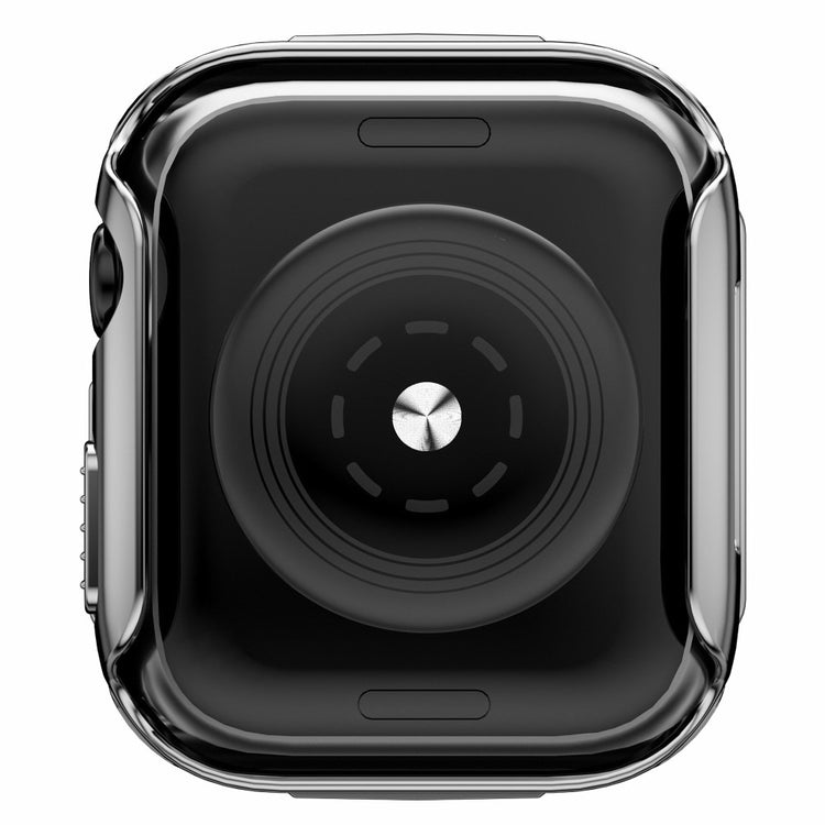 Vildt Flot Apple Watch Series 7 41mm Cover med Skærmbeskytter i Plastik og Hærdet Glas - Sølv#serie_7