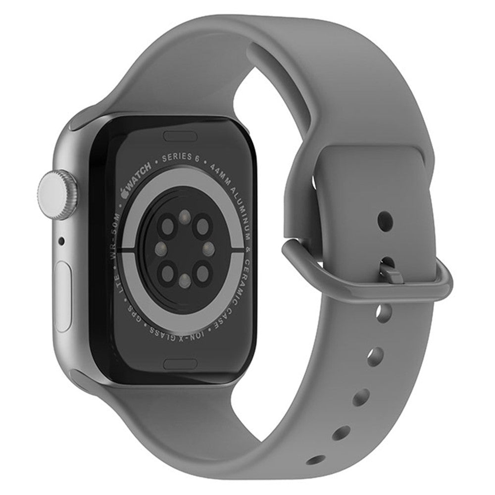 Helt vildt nydelig Universal Apple Silikone Rem - Sølv#serie_10