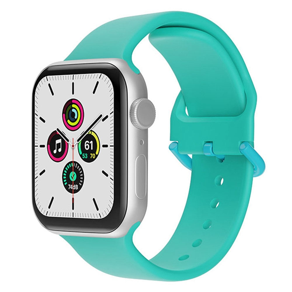 Rigtigt fed Universal Apple Silikone Urrem - Grøn#serie_3