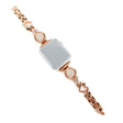 Mega haltbar Universell Apple Metall und Strass armband