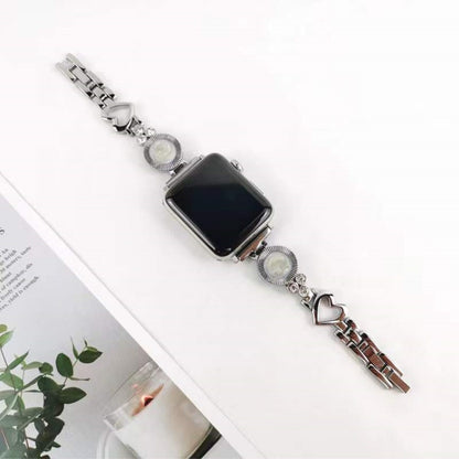 Mega fantastisk Universal Apple Metal og  Rhinsten Urrem - Sølv#serie_2
