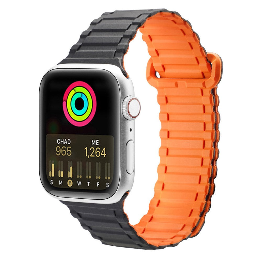 Tidsløst Universal Apple Silikone Rem - Orange#serie_1