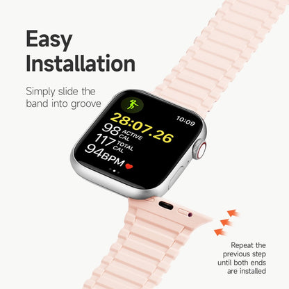 Tidsløst Universal Apple Silikone Rem - Pink#serie_2