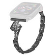Sehr haltbar Universell Apple Metall und Strass armband