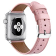 Bequem Apple Watch Series 7 45mm Echtes Leder armband