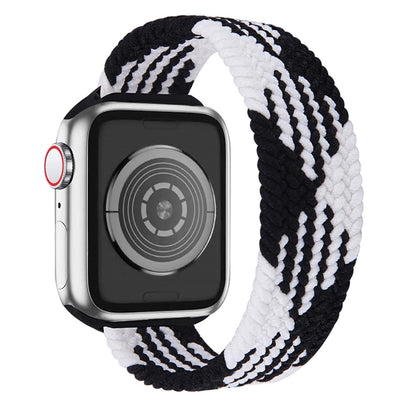 Superflot Apple Watch Series 7 45mm Nylon Rem - Størrelse: S - Flerfarvet#serie_10