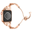 Cool Apple Watch Series 7 45mm Metall und Strass armband