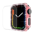 Unglaublich Schön Apple Watch Series 7 45mm Hülle mit Displayschutz in Plastik und Strass