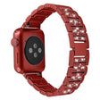 Reizend Apple Watch Series 7 45mm Metall und Strass armband