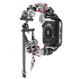 Elegant Apple Watch Series 7 45mm Metall und Strass armband