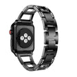 Schön Apple Watch Series 7 45mm Metall und Strass armband