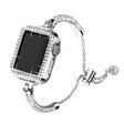 Zeitlos Apple Watch Series 7 45mm Metall und Strass armband