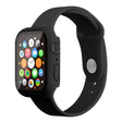 Apple Watch Series 7 45mm Silikon / TPU armband mit Hülle und Gehärtetes Glas
