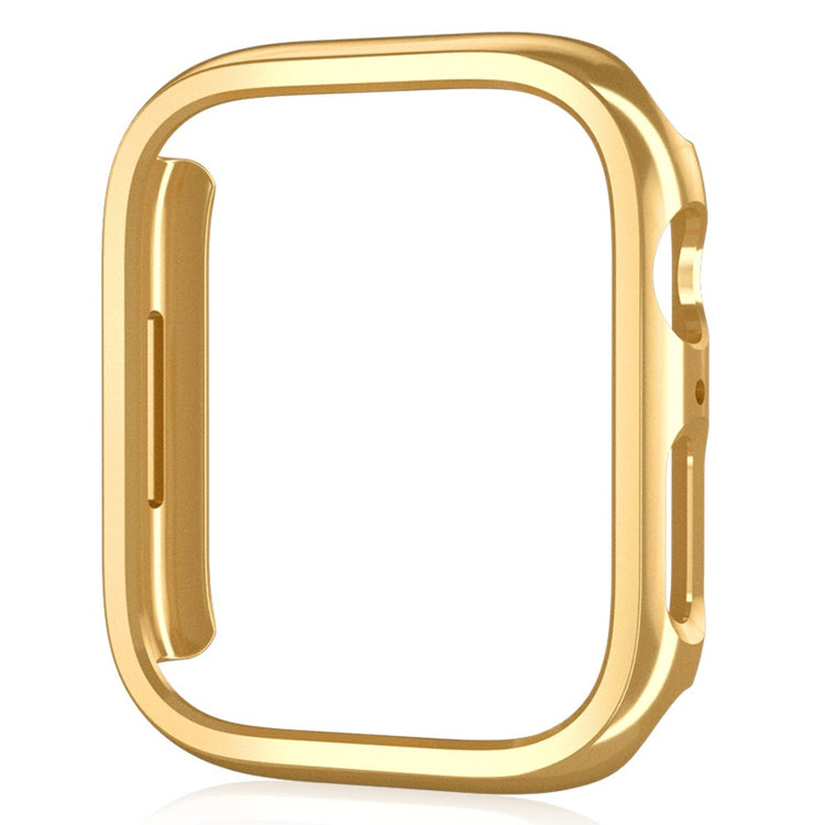 Apple Watch Series 7 45mm  Silikone Bumper  - Guld#serie_3