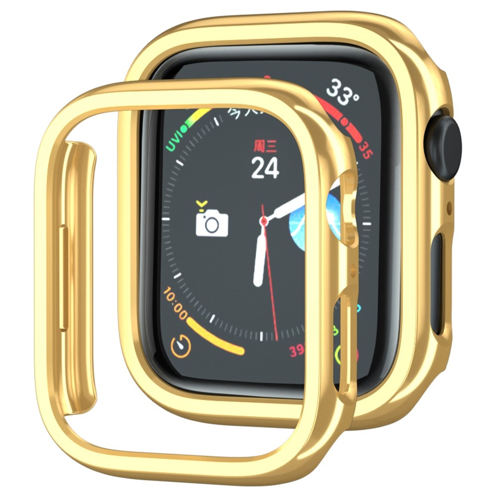 Apple Watch Series 7 45mm  Silikone Bumper  - Guld#serie_3