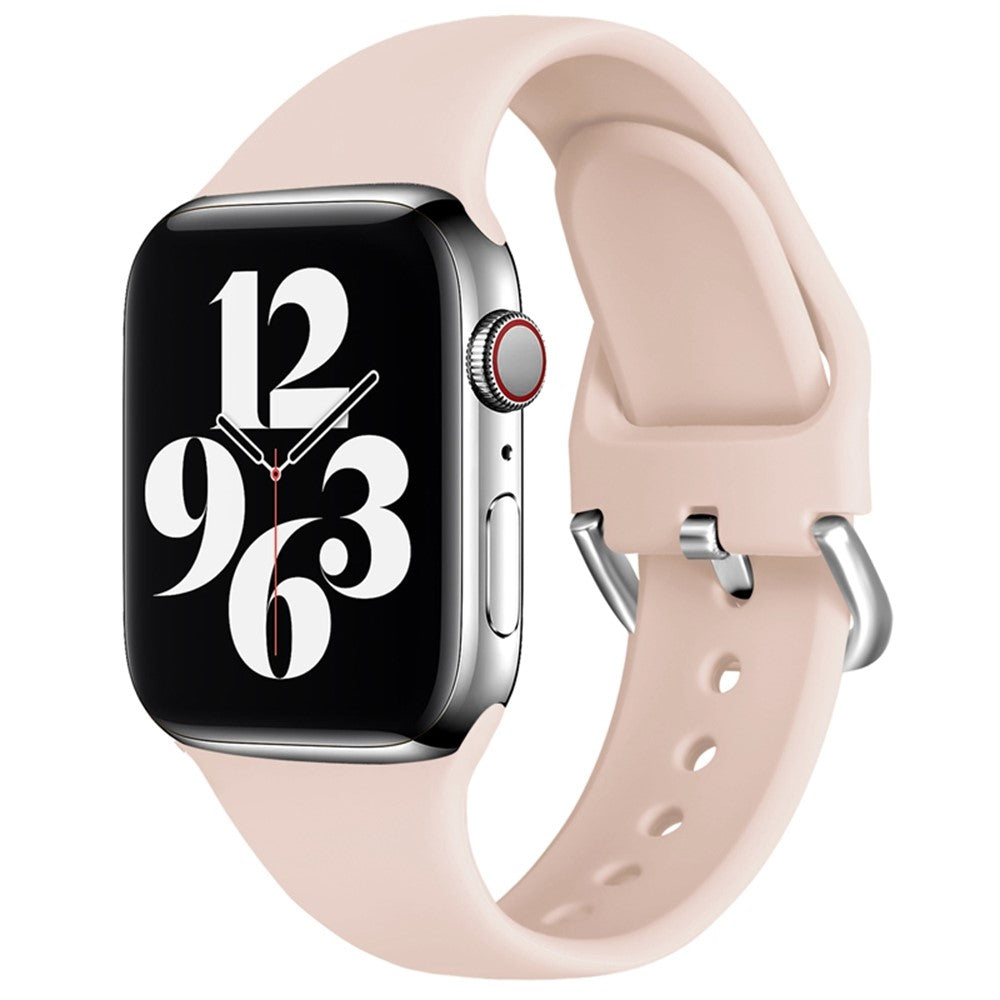 Vildt hårdfør Apple Watch Series 7 45mm Silikone Rem - Pink#serie_4