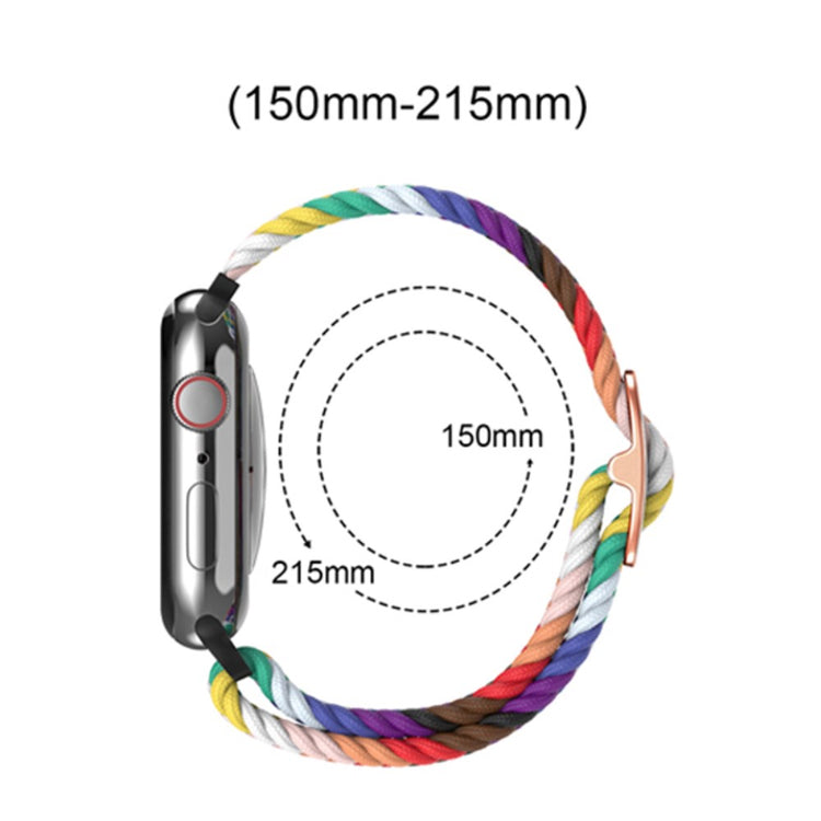 Mega godt Apple Watch Series 7 45mm Stof Urrem - Brun#serie_14