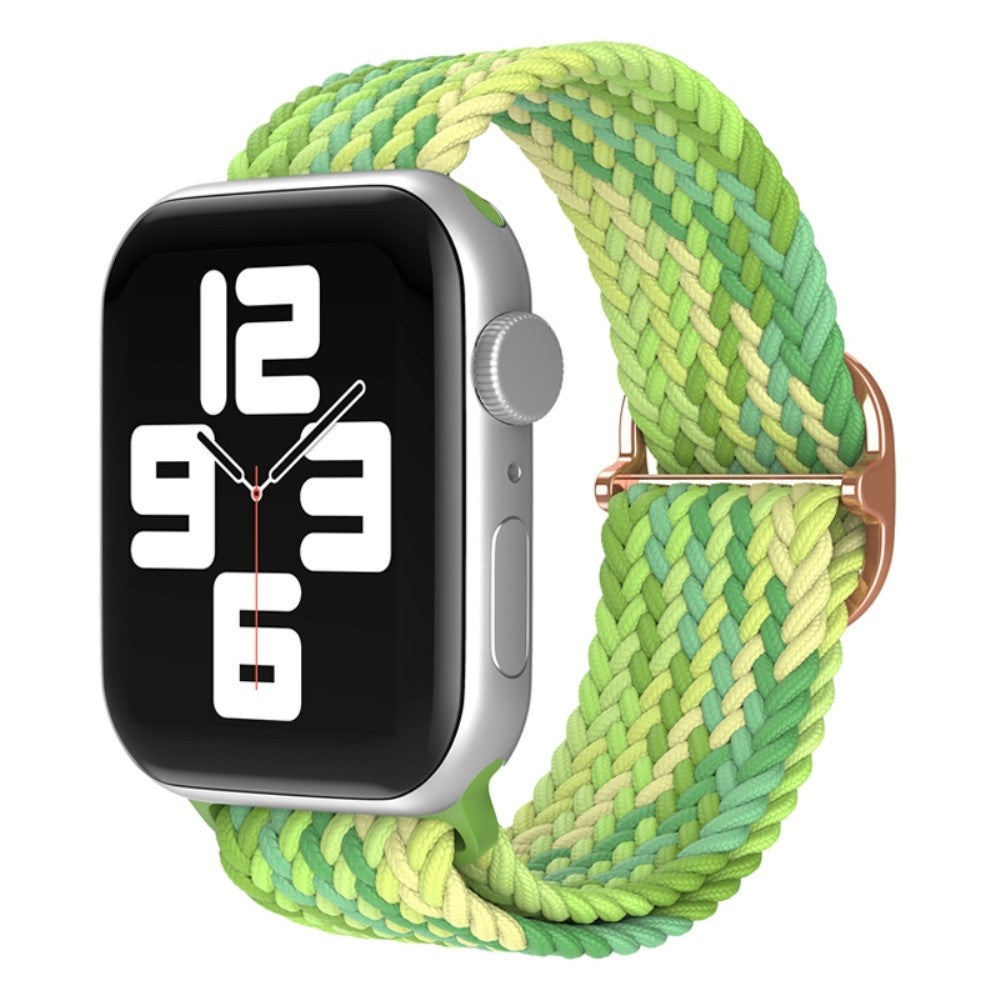 Mega godt Apple Watch Series 7 45mm Stof Urrem - Grøn#serie_20