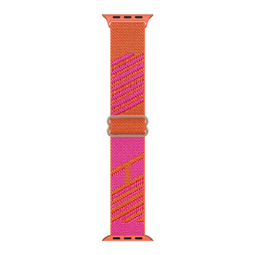 Helt vildt nydelig Apple Watch Series 7 45mm Stof Urrem - Pink#serie_2