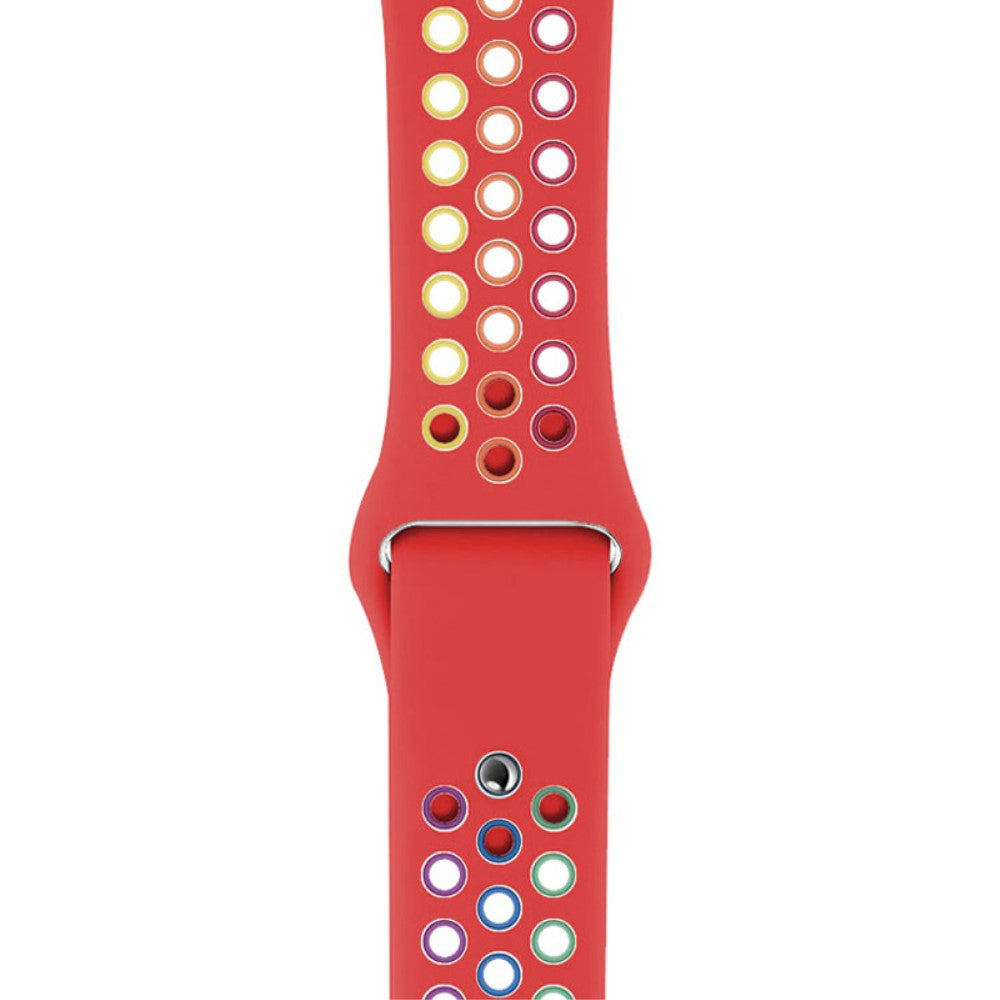 Meget fed Apple Watch Series 7 45mm Silikone Urrem - Rød#serie_5
