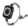Süß Apple Watch Series 7 45mm Metall und Strass armband