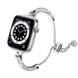 Zeitlos Apple Watch Series 7 45mm Metall und Strass armband