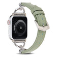 Sehr elegant Apple Watch Series 7 45mm Echtes Leder armband